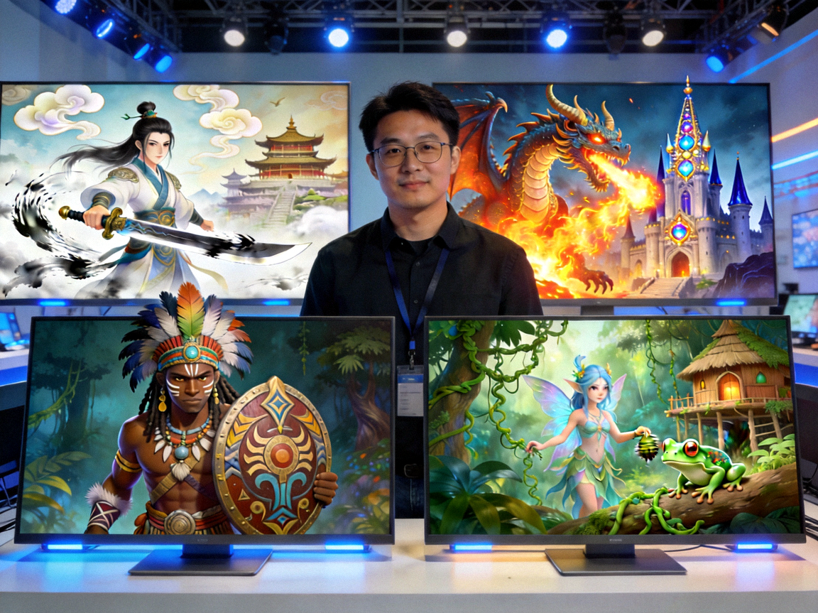 PG创造团队展示多款融合不同文化元素的精品游戏画面